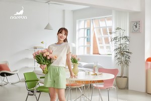 홈웨어 브랜드 나른-<b>정은지</b>, 'Colors in Nareun' 세번째 룩북 공개