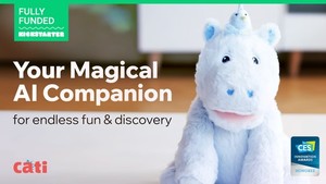 "스크린 대신 말 거는 인형"... 킥스타터에 등장한 'Unicorn Cati' - 뉴스 썸네일 이미지