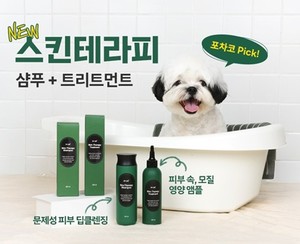 강아지 피부 장벽 집중 케어... 바이랩, '스킨 테라피 샴푸·트리트먼트... - 뉴스 썸네일 이미지